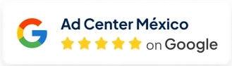 Ad Center México, 5 stars on Google