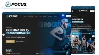 Focus CDE | Gimnasios, proyecto web de Ad Center